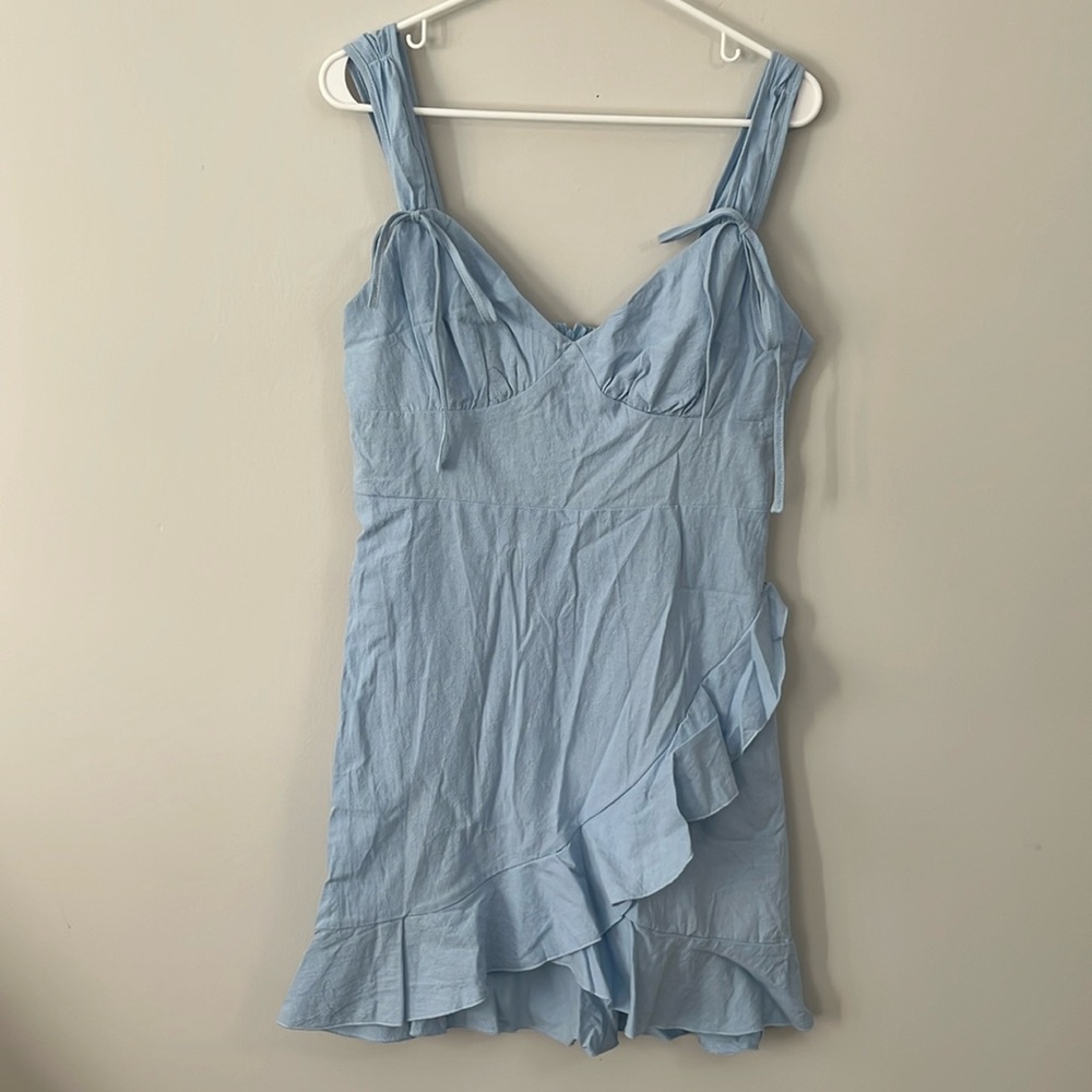 Baby blue summer dress